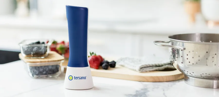 Tersano chemical-free cleaning in use
