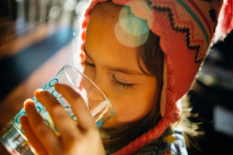 Clean drinking water delivered to a community