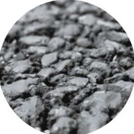 Finished fibre mastic asphalt surface, close up