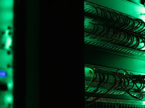 Server racks in a data centre